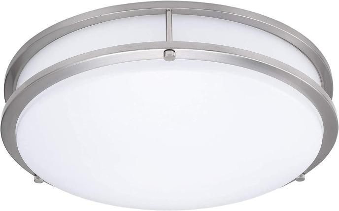 Double Ring Flush Mount Ceiling Light